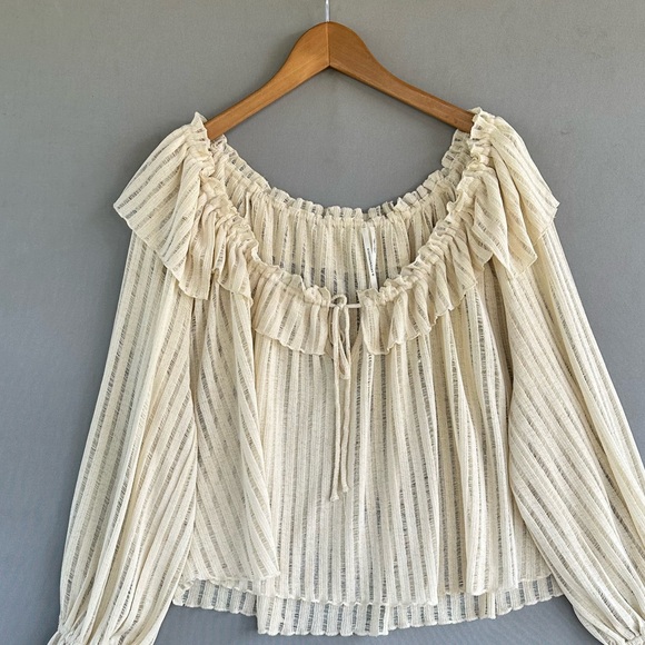 Anthropologie top blouse shirt size M - Picture 2 of 8